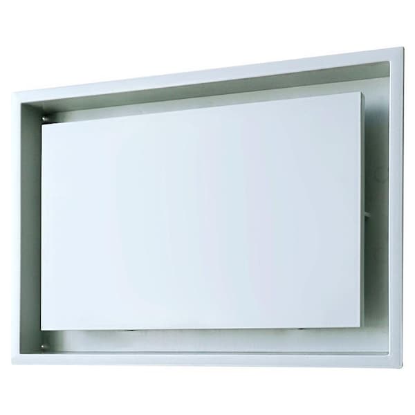 Aria Vent Fittes Aria Vent 10 in. H X 14 in. W Satin White ABS Plastic Wall/Ceiling Air Vent Return DWLITFR10X14WHT - main